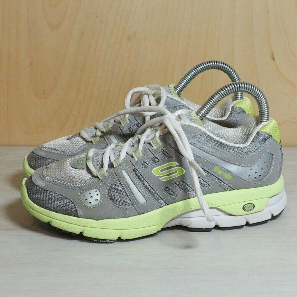 ‎Skechers Tone Up Grey / Green Women's 7